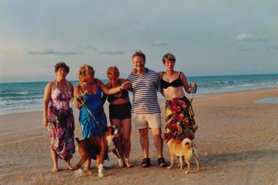 Me and the Girls taking the dogs for a walk