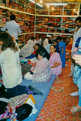 Streets of Ahmednagar 13 - The Silk sari Shop