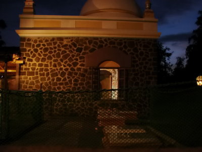Tomb Shrine of Avatar Meher Baba at Dusk
