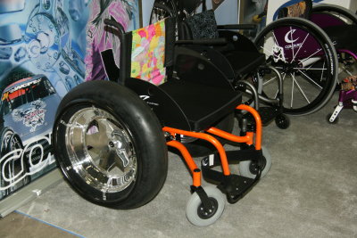 Now thats a wheelchair tire!!!