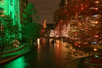 Christmas Lights on the River Walk