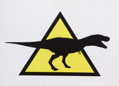 Caution:  Dinosaur