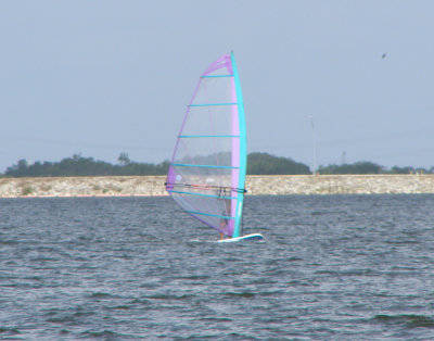 Sailboat at Braunig Lake