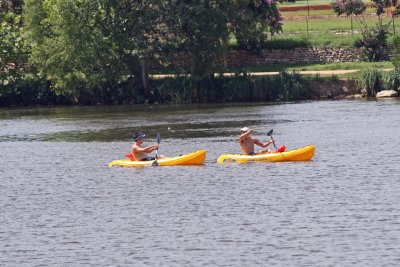 Canoes at Town Lake