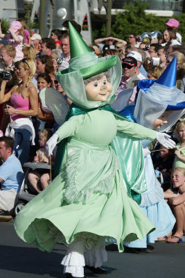 Fairy Godmother in the parade