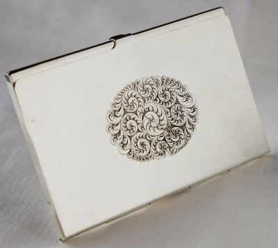 Sterling Business Card Case