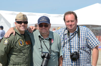 The Great St. of Maine Airshow  Lt. Stewie Strout- Dad Ken and Brother Jason