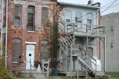 North Main Street from behind