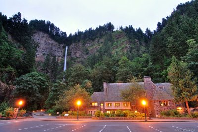 Multnomah Falls at Dawn
