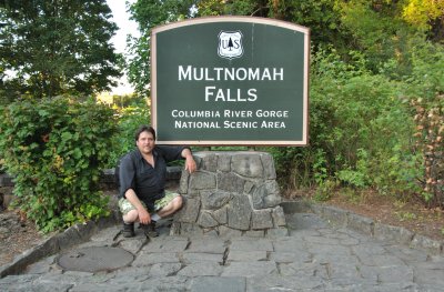 Me at Multnomah Falls