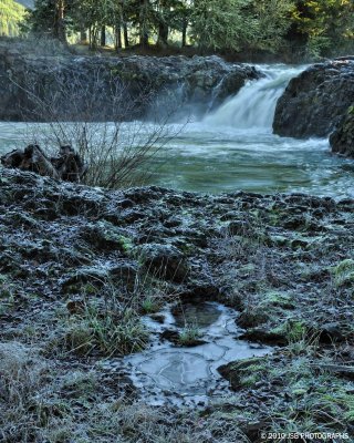 Wild Wood Falls, frozen in time!