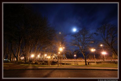 Ferry Street Bridge - Full Moon