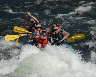 Julie Marmor on the American River Gorge (Hospital Bar)