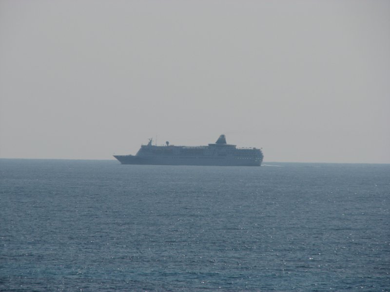 Cruise Liner Passing
