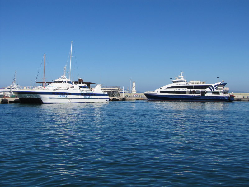 Balear Jet and Espalmador Jet at La Savina - September 2012