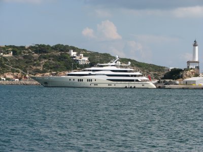 Superyacht Eminence at Ibiza