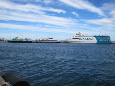 Ferries at La Savina - 2010