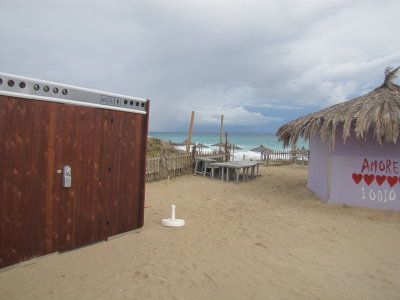 Beach Toilets at Es Calo