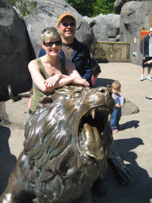 At the zoo with Merrick & Rhonda