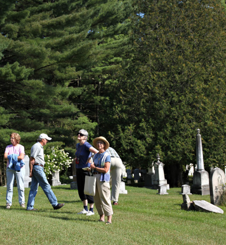 Touring the Strafford Cemetery