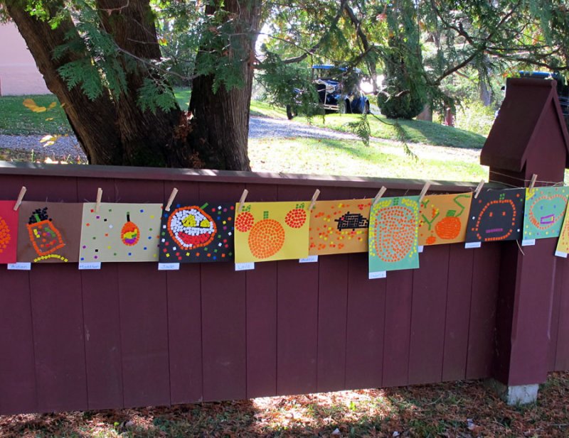 Newton School Art for Apple Fest