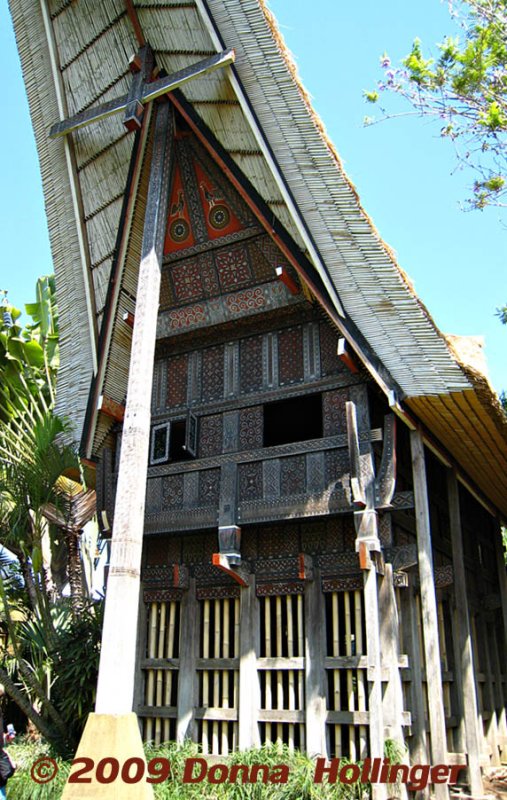 Toraja House (detail of tiles)