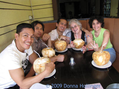 Drinking Coconut with the Gang