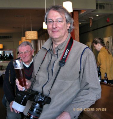 Peter, Beer with Ken in the Background