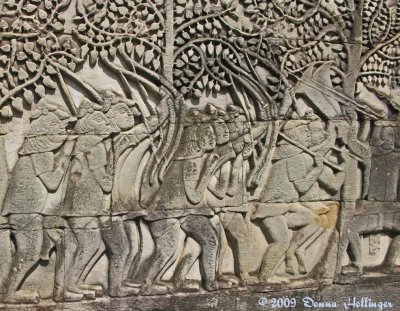 13th Century Wall at Bayon