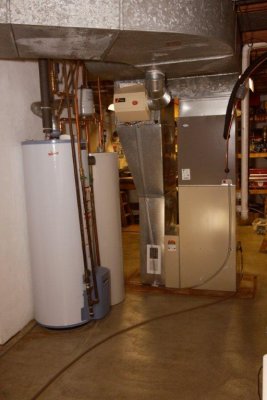 water heater, storage tank, gas furnace