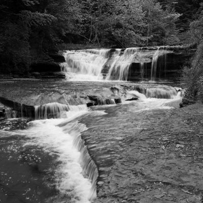 Robert H. Treman State Park Falls, Ithaca, NY, 17 June 2009