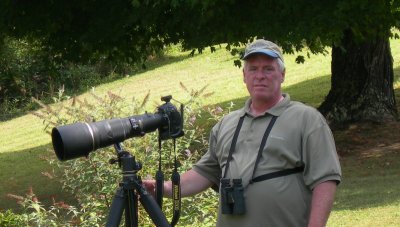 Don, waiting for more warblers