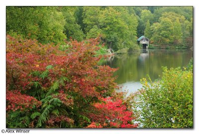 Autumn Boathouse