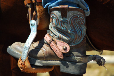 A working Cowboy Boot