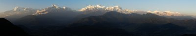 Himalayan panorama from Sarangkot