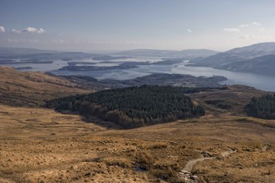 Looking south from Ben Lomond