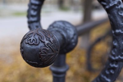 Detail from iron railing