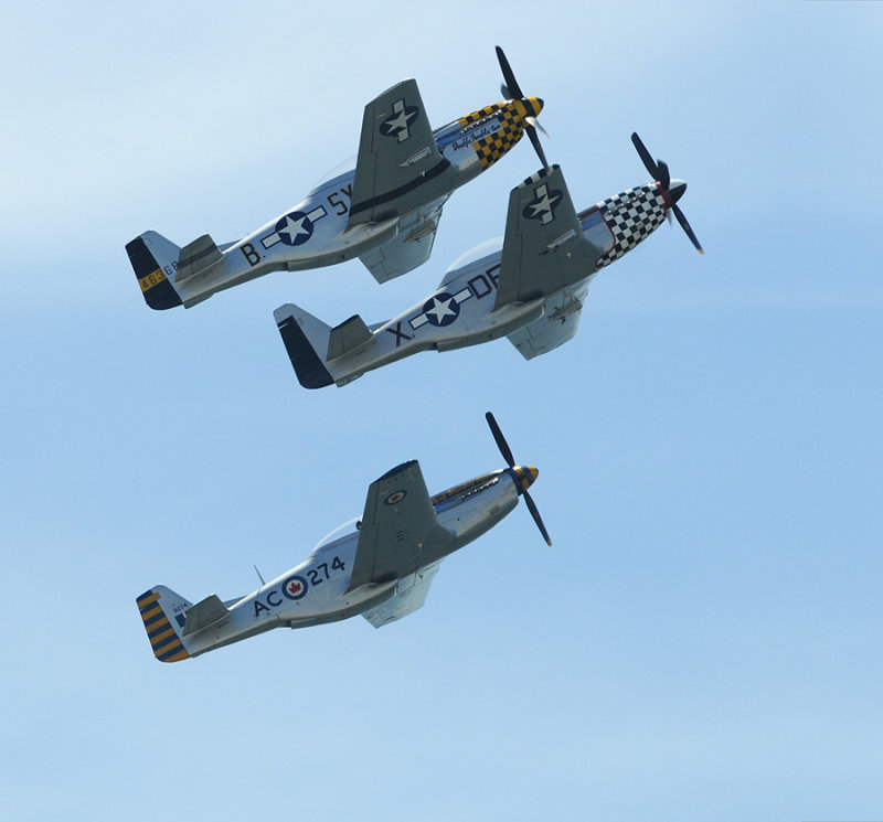 Mustang fighter planes