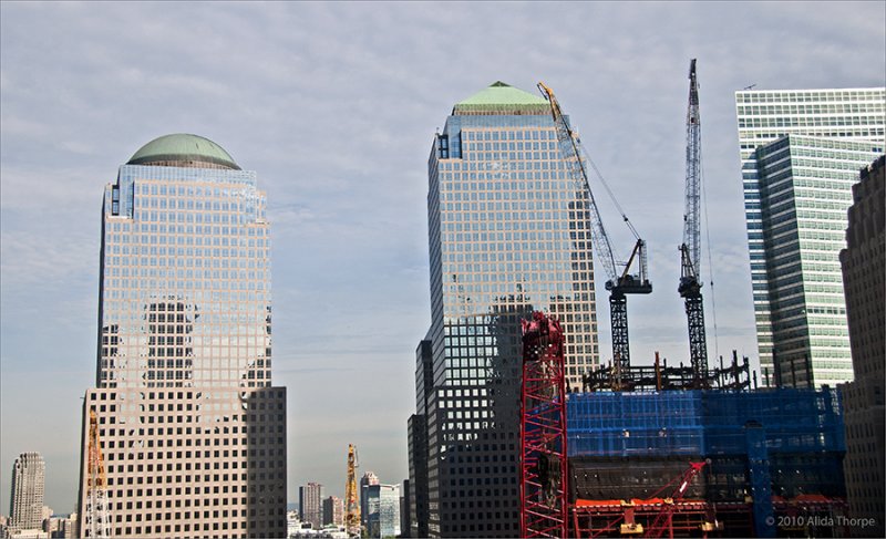 World Trade Center, under construction
