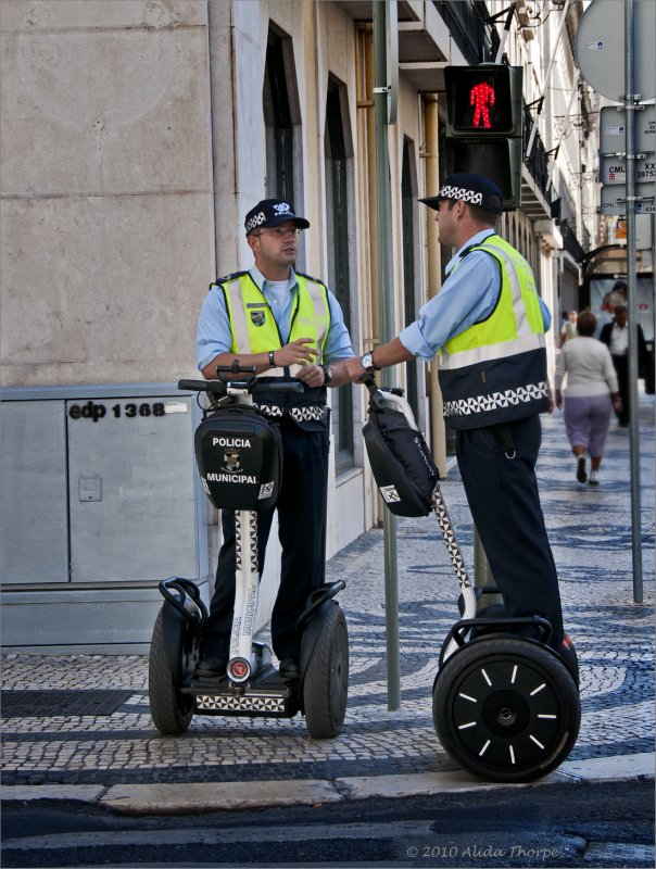 Lisbon police on Segway
