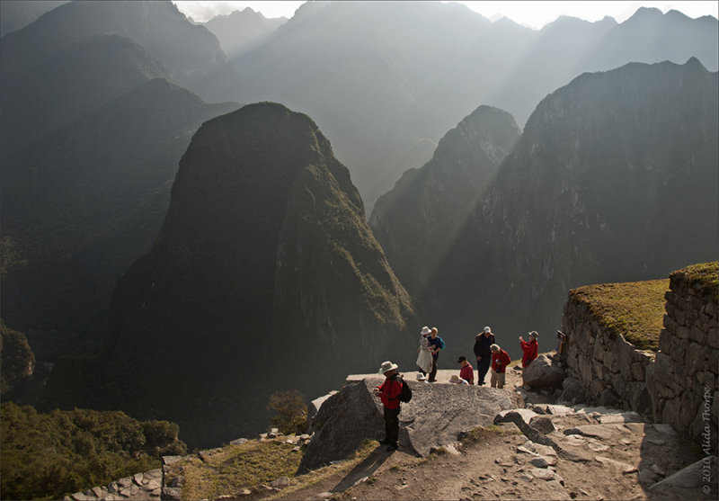 On the edge, Machu Picchu