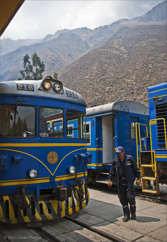 Railroad in the Andes