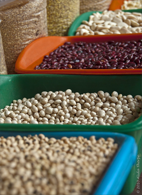 Lima market beans