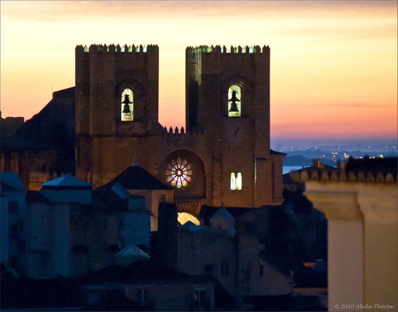 Lisbon Cathedral at sunrise