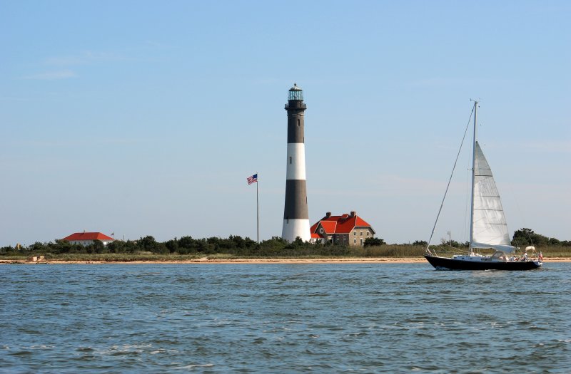 sailing by the lighthouse