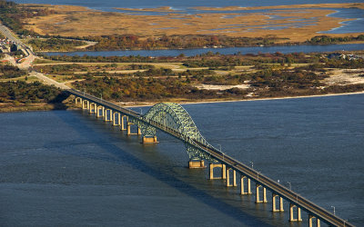 Robert Moses Bridge aerial