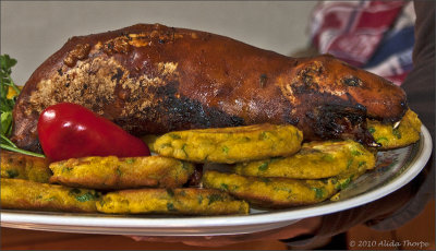 roasted guinea pig (cuy)