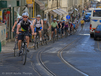 bicycles in Lisbon