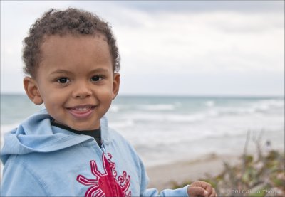 Oliver at Jupiter Beach