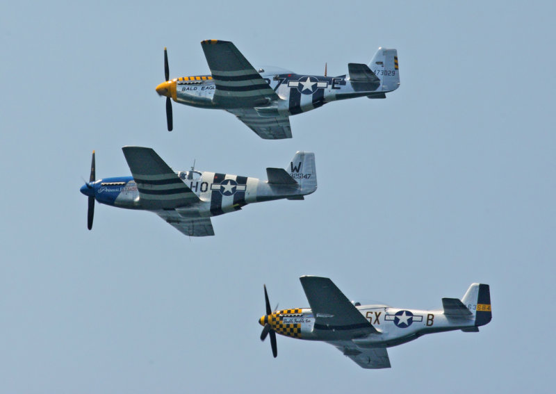 P-51 Mustangs